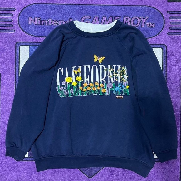 American Apparel Other - Navy blue preppy California crewneck sweater